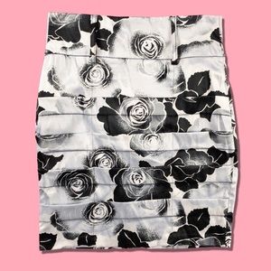 Vintage Floral Mini Skirt